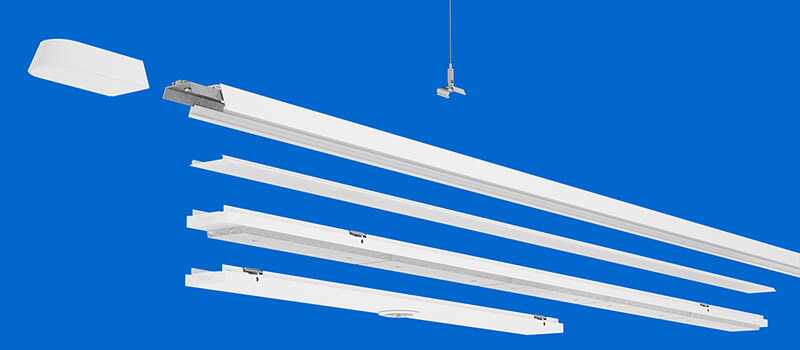 Exploded View of Zipline System